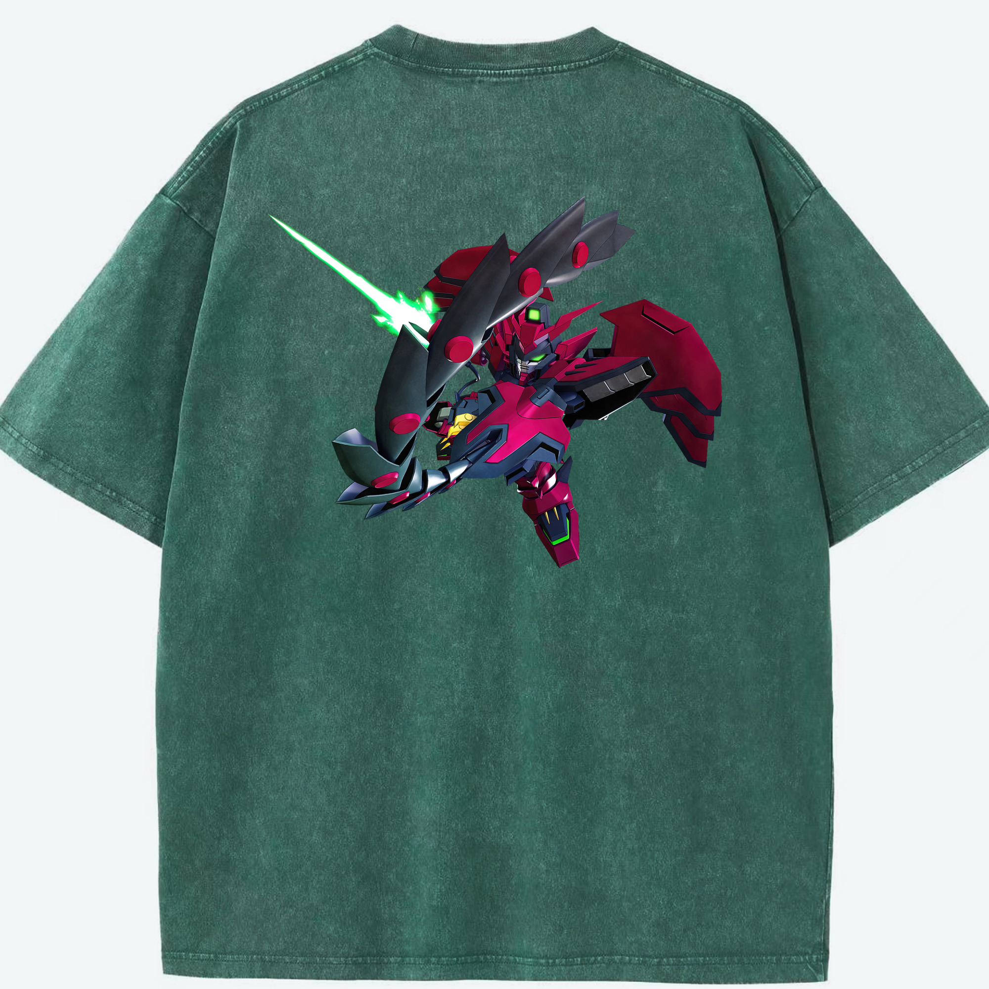 （画像用） 機動戦士ガンダム Mobile Suit Gundam 綿100% ヴィンテージ風 半袖Tシャツ（背面プリント）
